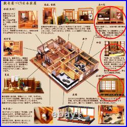 112 Japanese-style Room SET of 3 Doll House Handmade Kit Wooden A101