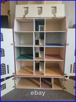 112 Scale Wooden Beeches Georgian-style Dolls House Inc basement. Unfinished