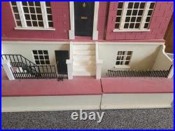 112 Scale Wooden Beeches Georgian-style Dolls House Inc basement. Unfinished