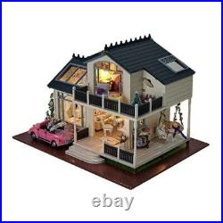 124 DIY Wooden Miniature Doll House Modern Provence Villa Kits Handwork