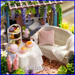 124 Kids DIY Handcraft Project Wooden Miniature Dolls House Garden Shop