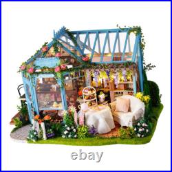 124 Kids DIY Handcraft Project Wooden Miniature Dolls House Garden Shop