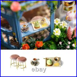 124 Kids DIY Handcraft Project Wooden Miniature Dolls House Garden Shop