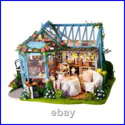 124 Kids DIY Handcraft Project Wooden Miniature Dolls House Garden Shop
