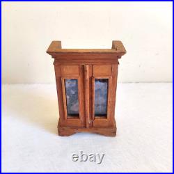 1930s Vintage Doll House Miniature Wooden Almirah Decorative Collectible W104