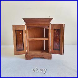 1930s Vintage Doll House Miniature Wooden Almirah Decorative Collectible W104 1930s Vintage Doll House Miniature Wooden Almirah Decorative Collectible W104