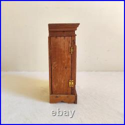 1930s Vintage Doll House Miniature Wooden Almirah Decorative Collectible W104 1930s Vintage Doll House Miniature Wooden Almirah Decorative Collectible W104