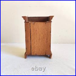 1930s Vintage Doll House Miniature Wooden Almirah Decorative Collectible W104 1930s Vintage Doll House Miniature Wooden Almirah Decorative Collectible W104
