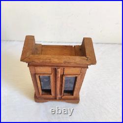 1930s Vintage Doll House Miniature Wooden Almirah Decorative Collectible W104