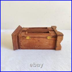 1930s Vintage Doll House Miniature Wooden Almirah Decorative Collectible W104 1930s Vintage Doll House Miniature Wooden Almirah Decorative Collectible W104