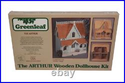 1981 Vintage Greenleaf Artistic The Arthur Wooden Dollhouse Kit USA Doll House