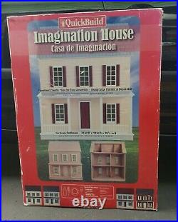 1 Inch Scale House Dollhouse Kit QuickBuild Imagination Dollhouse # 67100