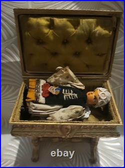 2 ANTIQUE MINIATURE GRODNERTAL Mignonette GERMANY WOODEN TOY DOLLS house No Box