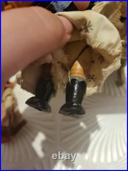 2 ANTIQUE MINIATURE GRODNERTAL Mignonette GERMANY WOODEN TOY DOLLS house No Box