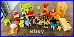 3 Storey Wooden Dolls House With Furniture