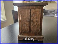 ANTIQUE Folk Art Primitive Childs Doll House Furniture Handmade Wooden Dresser