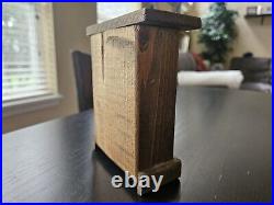 ANTIQUE Folk Art Primitive Childs Doll House Furniture Handmade Wooden Dresser