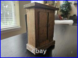 ANTIQUE Folk Art Primitive Childs Doll House Furniture Handmade Wooden Dresser