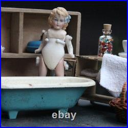 Antique Doll 1920s with Bathroom for Dollhouse Dollhouse Doll Furniture