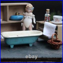 Antique Doll 1920s with Bathroom for Dollhouse Dollhouse Doll Furniture