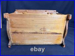 Antique Eastlake Victorian Oak Miniature Doll Dresser with Mirror Salesman Sample
