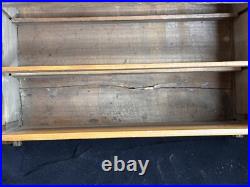 Antique Eastlake Victorian Oak Miniature Doll Dresser with Mirror Salesman Sample