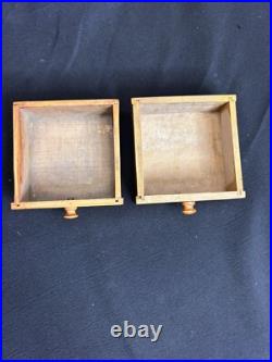 Antique Eastlake Victorian Oak Miniature Doll Dresser with Mirror Salesman Sample