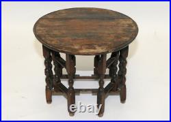 Antique English Dollhouse Gateleg Table Walnut D. 18.0cm H. 14.3cm Antique English Dollhouse Gateleg Table Walnut D. 18.0cm H. 14.3cm