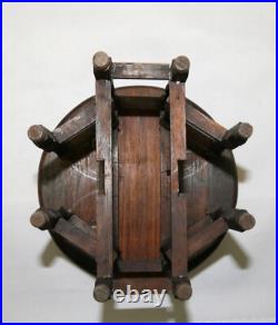 Antique English Dollhouse Gateleg Table Walnut D. 18.0cm H. 14.3cm Antique English Dollhouse Gateleg Table Walnut D. 18.0cm H. 14.3cm