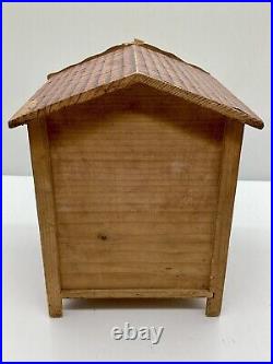 Antique German Wooden Pip Squeak Hen House Rooster Toy