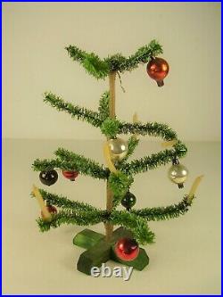 Antique Small Christmas Tree for Dollhouse (1)