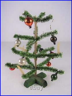 Antique Small Christmas Tree for Dollhouse (1)