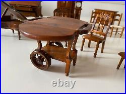 Antique Wooden Doll House Furniture