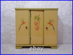 Antique wooden toy wardrobe for dollhouse dollhouse vintage handmade