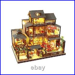 Assembled Doll House Kits Artwork 124 Scale Creative Wooden House for Boys