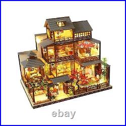 Assembled Doll House Kits Artwork 124 Scale Creative Wooden House for Boys