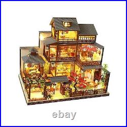 Assembled Doll House Kits Artwork 124 Scale Creative Wooden House for Boys