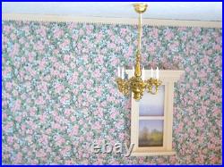 BODO HENNIG DOLLHOUSE FURNITURE and DOLLHOUSE CASE made of WOODEN with GLASS PANEL