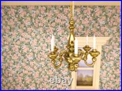 BODO HENNIG DOLLHOUSE FURNITURE and DOLLHOUSE CASE made of WOODEN with GLASS PANEL