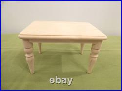 BODO HENNIG DOLLHOUSE FURNITURE and DOLLHOUSE CASE made of WOODEN with GLASS PANEL