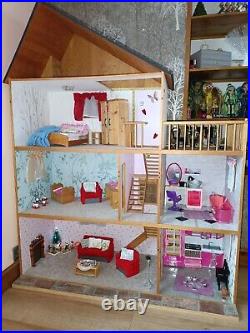 Barbie Wooden Doll House Steffi Camper Van Disney Princesses and accessories