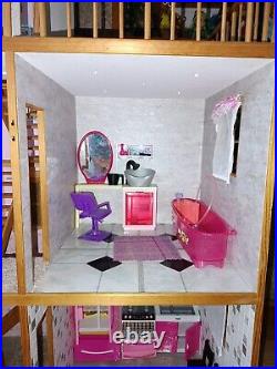Barbie Wooden Doll House Steffi Camper Van Disney Princesses and accessories