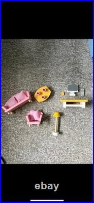 Beautiful Wooden Dolls House With Complete Set