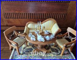 Bodo Hennig Biedermeier furniture cherry wood for dollhouse M 110/sofa, armchair +