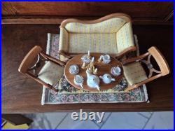 Bodo Hennig Biedermeier furniture cherry wood for dollhouse M 110/sofa, armchair +