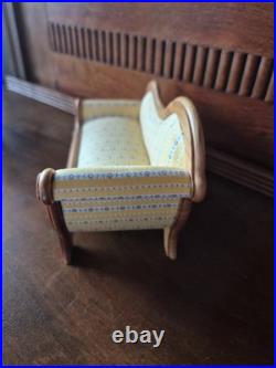 Bodo Hennig Biedermeier furniture cherry wood for dollhouse M 110/sofa, armchair +