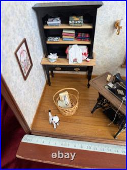 Bodo Hennig Vintage Dollhouse Sewing House Doll Sewing Machine
