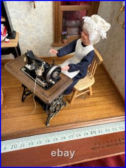 Bodo Hennig Vintage Dollhouse Sewing House Doll Sewing Machine