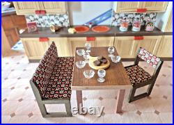 Bodo Hennig kitchen furniture Allgäu, cabinets, sink, accessories dollhouse 70/80s Bodo Hennig kitchen furniture Allgäu, cabinets, sink, accessories dollhouse 70/80s