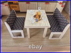 Bodo Hennig kitchen furniture Allgäu, cabinets, sink, accessories dollhouse 70/80s